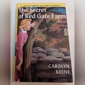 Nancy Drew "The Secret of Red Gate Farm" Vintage - Pink Cover Accents
